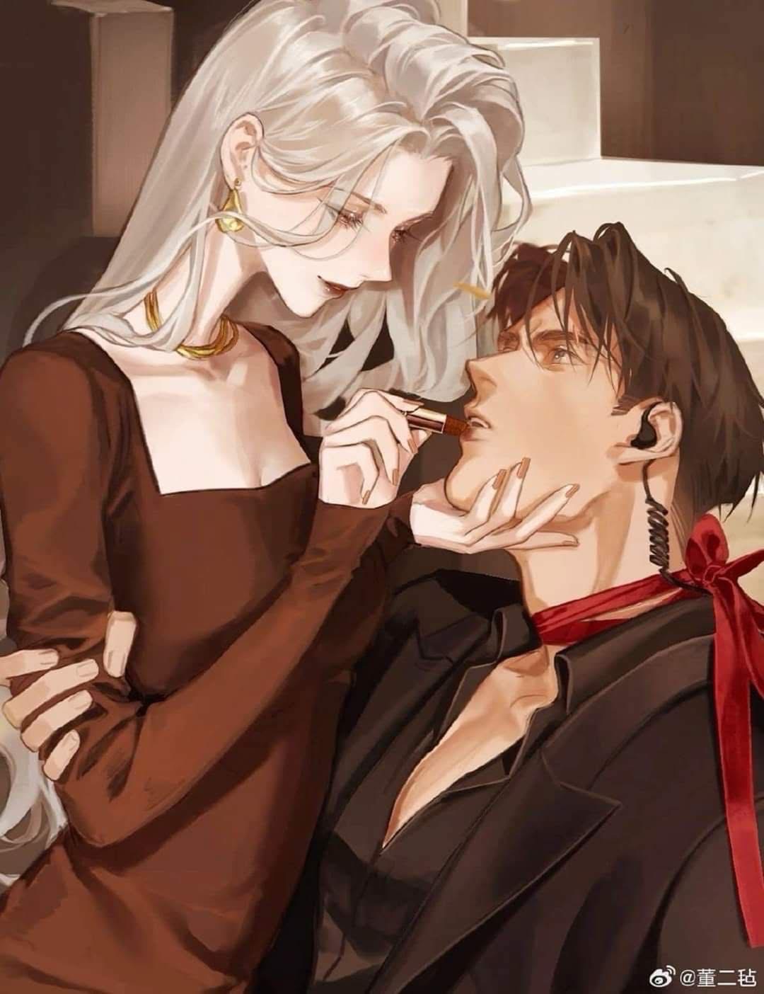 Làm nũng trong lòng anh